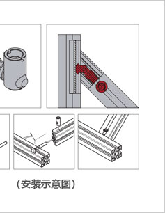 鋁型材斜角連接件3 鋁型材斜角連接件3