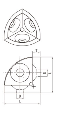 三維角連接件技術參數 三維角連接件技術參數
