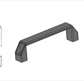 尼龍把手3D模型 尼龍把手3D模型
