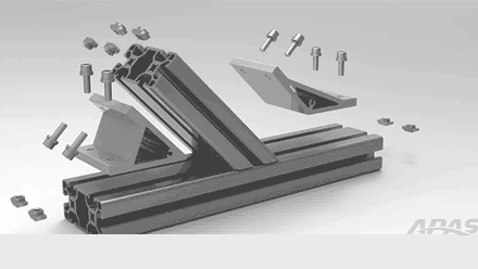 45度鋁型材角碼 45度鋁型材角碼